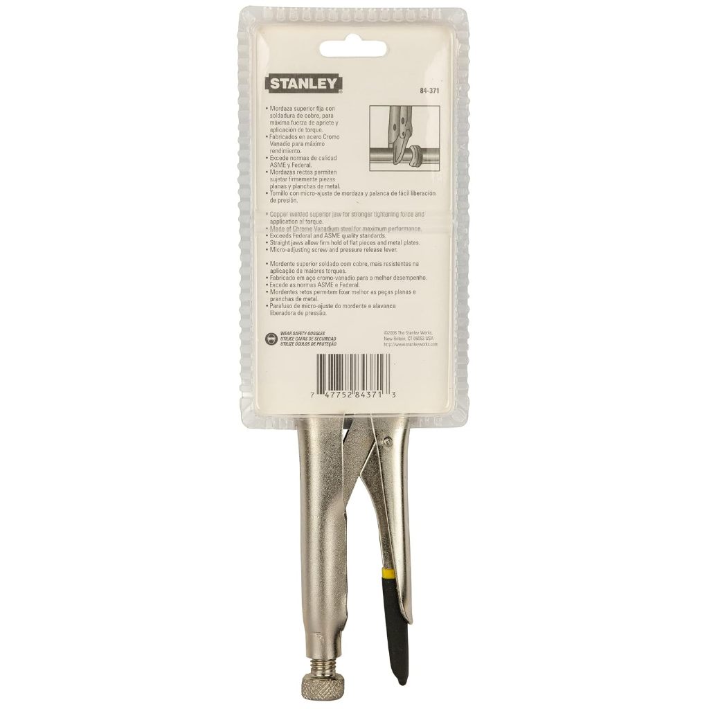 Kìm bấm chết Stanley mỏ thẳng 10 inch và 7 inch, giúp giữ, kẹp và vặn vật dụng dễ dàng Kiềm bấm - Thinksafe