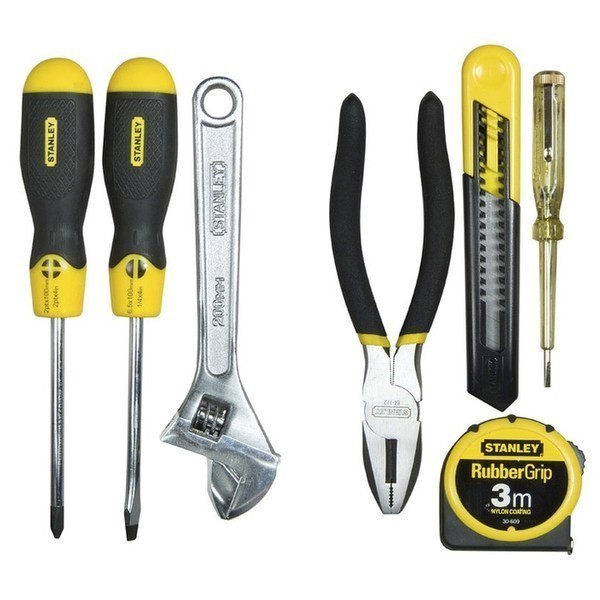 Bộ dụng cụ 7 chi tiết Stanley 90-596N-23 làm từ chất liệu hợp kim thép cứng cáp, chống gỉ sắt Bộ đồ nghề - Thinksafe
