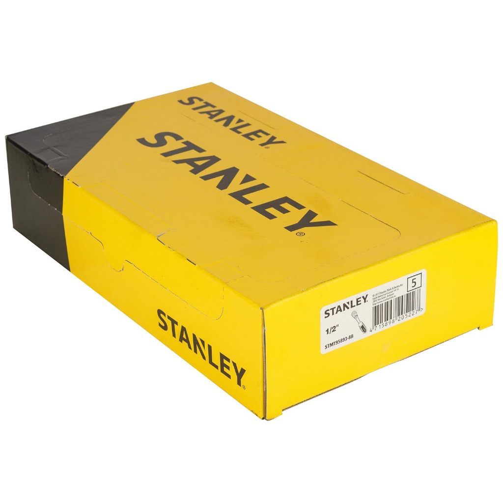 Tay vặn 1/2 inch Stanley 95-893 chất liệu thép Crv cao cấp chống mài món, rỉ sắt Cần siết lực - Thinksafe