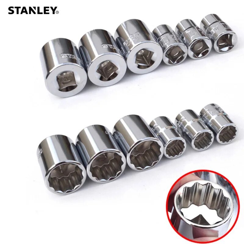 Đầu khẩu 1/2 inch 6 cạnh Stanley đủ kích thước TANLEY-72