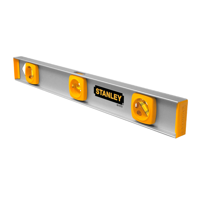 Thước thủy Stanley 42-072, 42-073 kích thước 30 và 45 cm, cân bằng 2 chiều, chất liệu hợp kim nhôm cao cấp - Thinksa