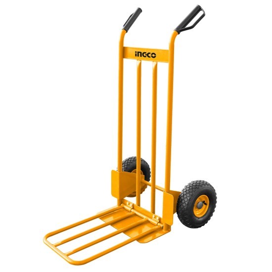 Xe đẩy hàng 2 bánh tay cầm INGCO HHHT20771, Tải trọng 200kg, kích thước và thiết kế độc đáo, bánh xe khí nén - Thinksafe