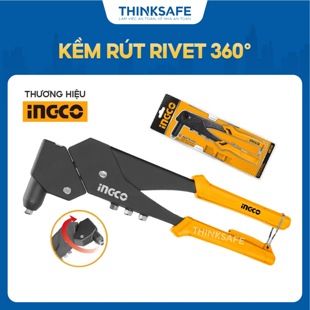 Kìm rút rivet 360° 10.5
