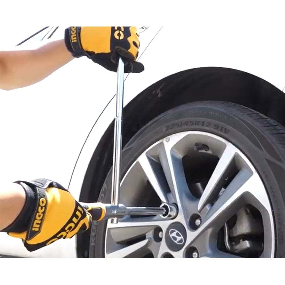 Tắc kê chữ thập INGCO HRCW40231 4 loại 1/2 inch 17-23mm, Luyện rèn và mạ bằng thép crom, Tiết kiệm sức lực - Thinksafe