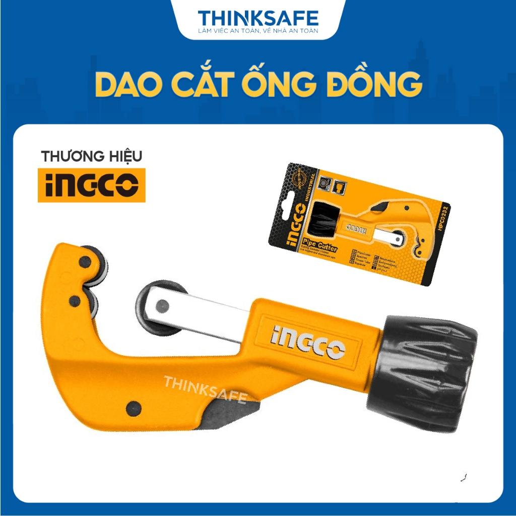 Dao cắt ống đồng & nhôm INGCO HPC0232, đường kính cắt 3-32mm, đầu cắt chất lượng cao - Thinksafe