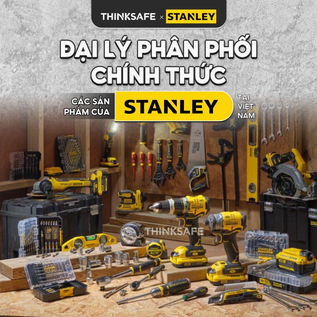 Thước cuộn Stanley 36-194 thước kéo dài 5m, rộng 19mm thép chống rỉ, vỏ nhựa cao cấp, lá thước thẳng , đo chính xác