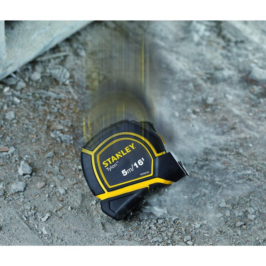 Thước cuộn Stanley 36-194 thước kéo dài 5m, rộng 19mm thép chống rỉ, vỏ nhựa cao cấp, lá thước thẳng , đo chính xác