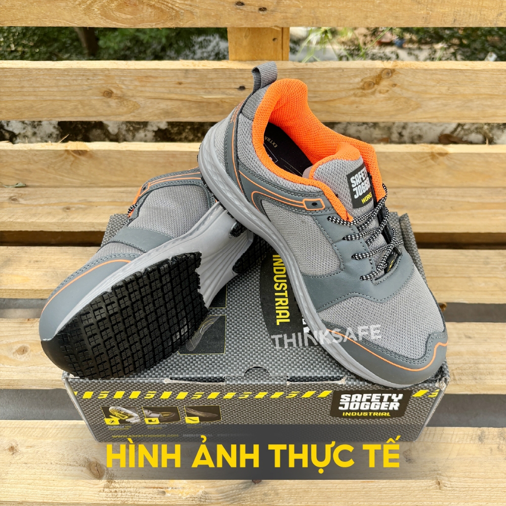 Giày bảo hộ lao động Jogger Balto chống giập ngón, Giày chống trượt siêu nhẹ, kiểu dáng thể thao chính hãng - THINKSAFE