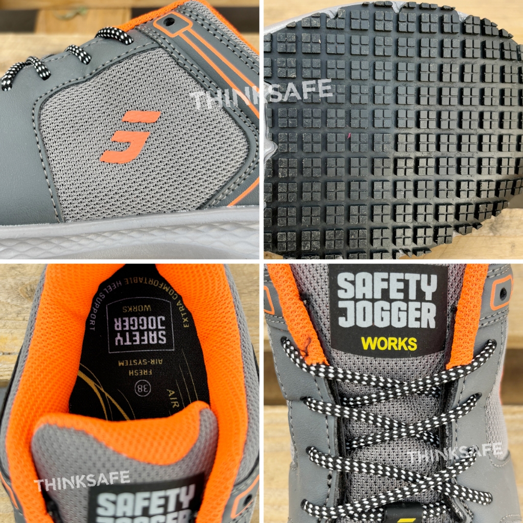 Giày bảo hộ lao động Jogger Balto chống giập ngón, Giày chống trượt siêu nhẹ, kiểu dáng thể thao chính hãng - THINKSAFE