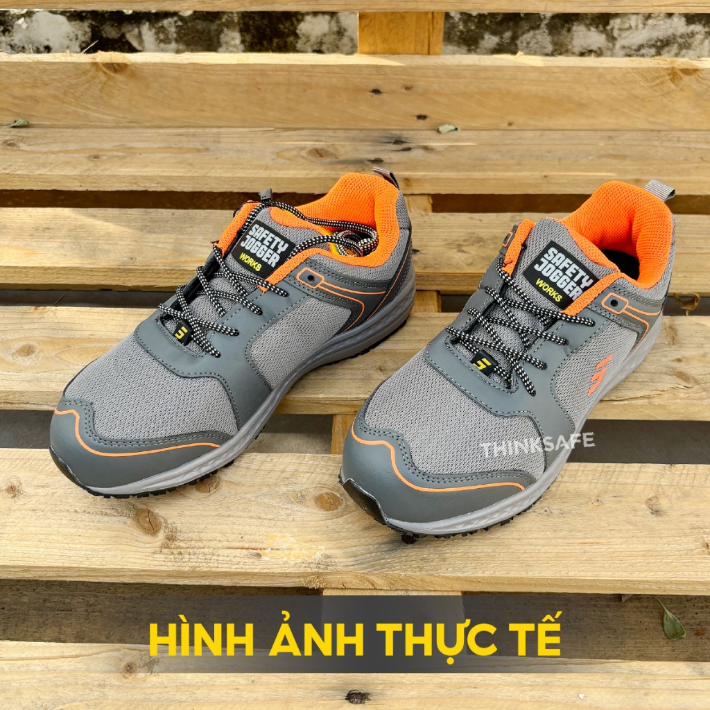 Giày bảo hộ lao động Jogger Balto chống giập ngón, Giày chống trượt siêu nhẹ, kiểu dáng thể thao chính hãng - THINKSAFE
