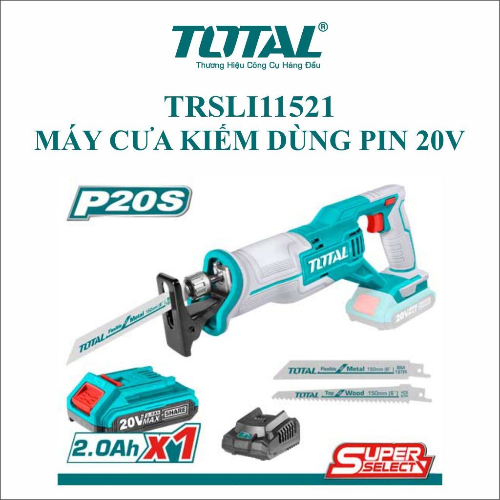 Máy cưa kiếm TOTAL TRSLI1152