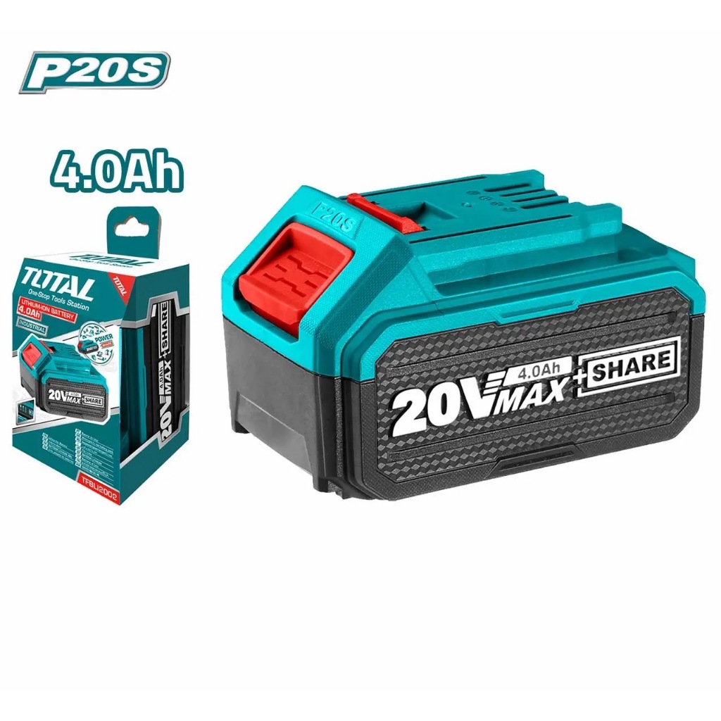 Pin Lithium-ion 20V Total cường độ dòng điện 2ah - 7.5ah, hệ pin P20S dùng cho nhiều dòng máy chính hãng - Thinksafe