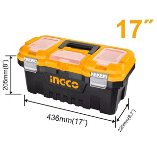 Hộp đựng đồ nghề nhiều kích thước INGCO chịu va đập, chất liệu nhựa PP độ bền cao, có ngăn đựng linh kiện - Thinksafe