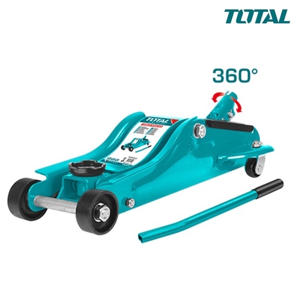 Con đội cá sấu TOTAL khả năng đội 2 tấn - 2.5 tấn, chiều cao đội từ 340mm đến 360mm, kích cá sấu nâng tải các loại ô tô