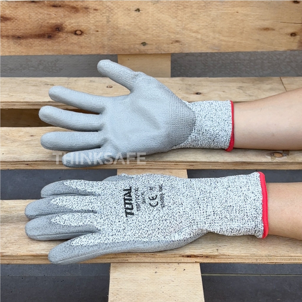 Găng tay chống cắt Total TSP1701-XL phủ PU size XL chống cắt cấp độ cao nhất
