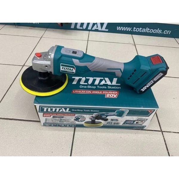 Máy đánh bóng dùng Total pin 20V Không kèm Pin, sạc