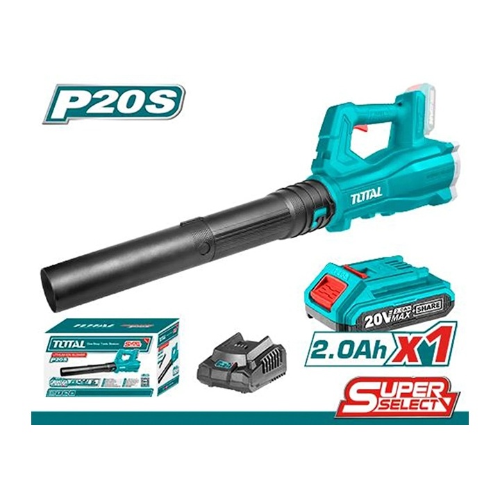 Máy thổi dùng pin 20V 2,7m3/p - 8.5m3/p Total, Tốc độ không tải 18000 vòng/phút, phân phối chính hãng Thinksafe