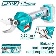 Máy cắt cành dùng pin 20V Total, mô tơ không chổi than, đường kính cắt 20mm/30mm, phân phối chính hãng - Thinksafe