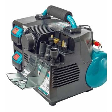 Máy nén khí 6L dùng pin 40V Total TACLI2003, áp suất tối đa 135PSI, không kèm pin và sạc - Thinksafe