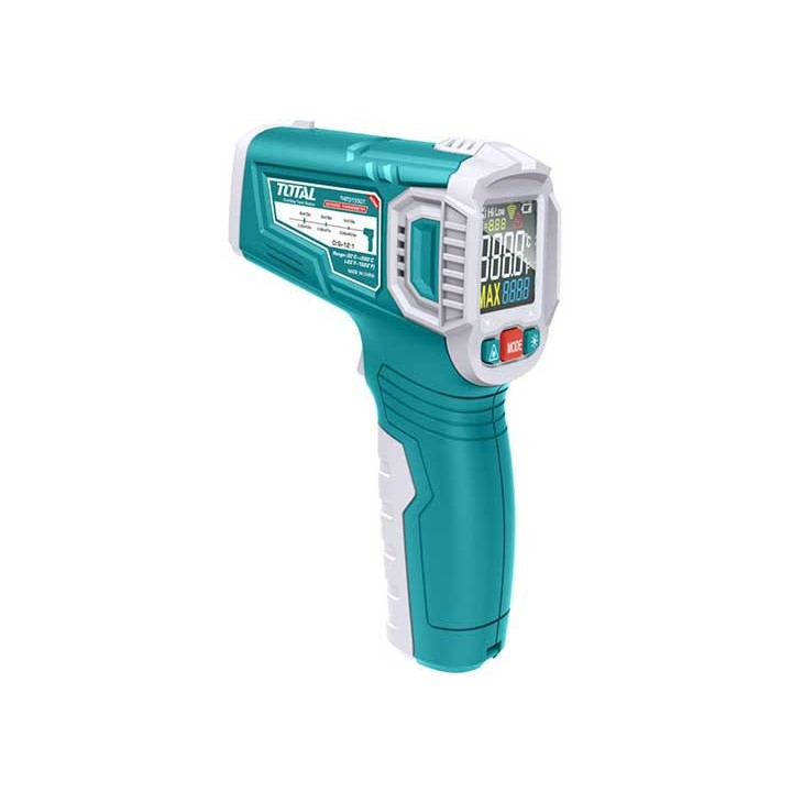 Nhiệt kế hồng ngoại Total THIT0155028, nhiệt độ -50°C đến 450°C, không dành đo nhiệt độ cơ thể người - Thinksafe