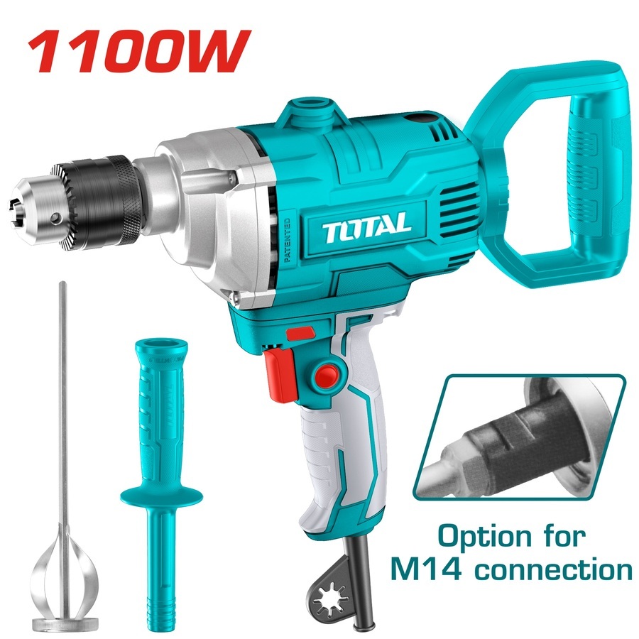Máy trộn sơn TOTAL, công suất đầu vào 1100W - 1800W, tốc độ không tải thay đổi, phân phối chính hãng - Thinksafe