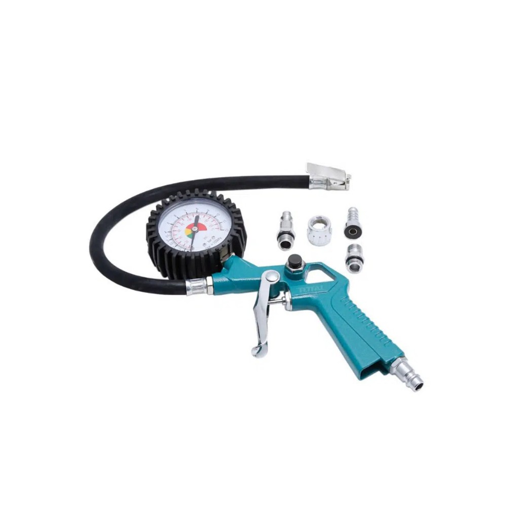 Súng bơm lốp xe ô tô Total TAT11601, áp suất tối đa 320PSI, Súng bơm dùng khí chính hãng - Thinksafe