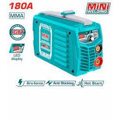 Máy hàn điện MMA mini Total, hiệu suất 130A - 180A, điện áp đầu vào 1~220-240V, tần số 50/60Hz, chính hãng - Thinksafe