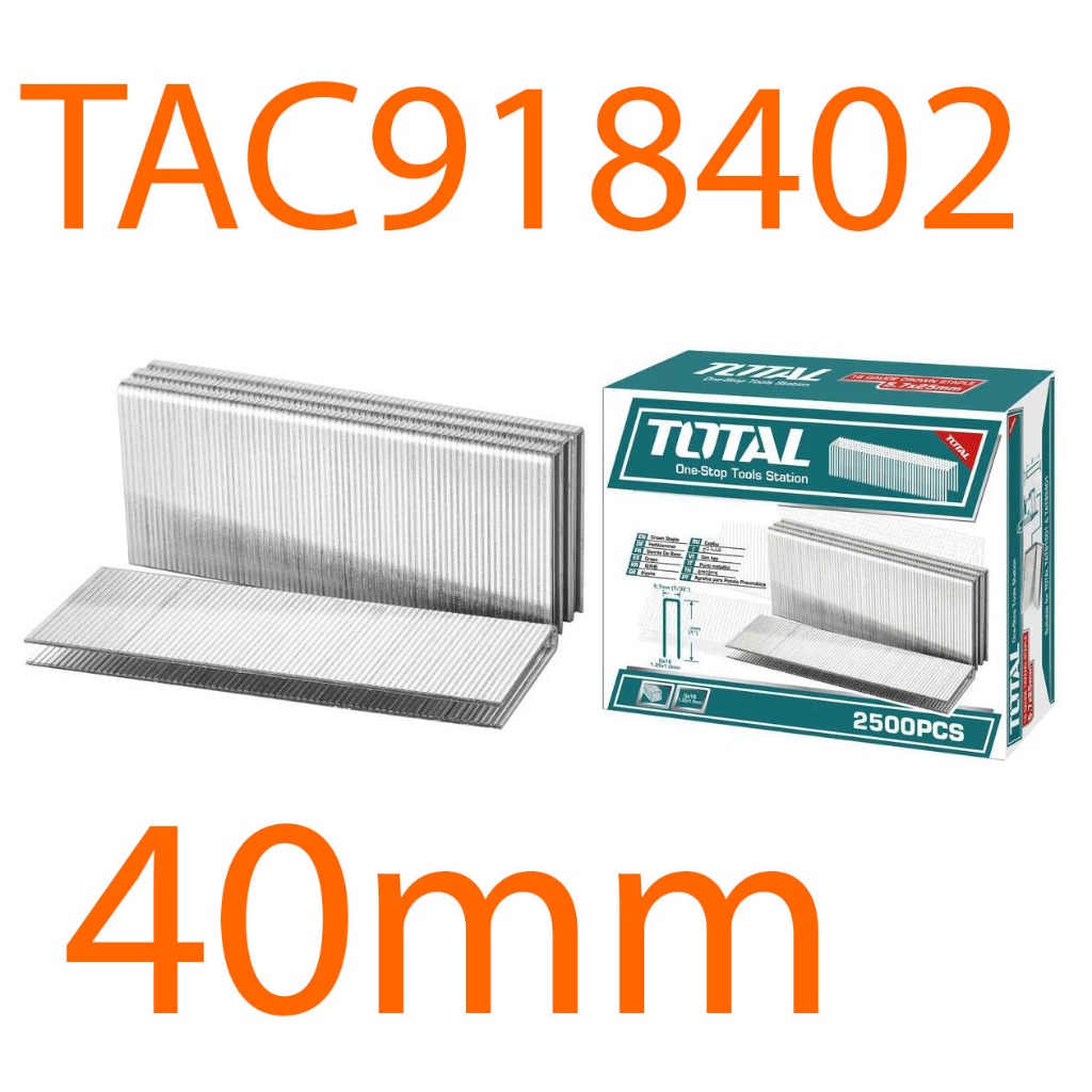 Đinh bấm chữ U 11.2mm Total, kích thước từ 6mm-13mm chất lượng cao, Đinh bấm chính hãng - Thinksafe