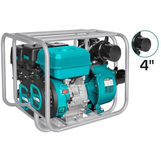 Máy bơm nước dùng xăng Total, đường kính ống hút và xả 25mm - 100mm, hệ thống khởi động giật nổ - Thinksafe