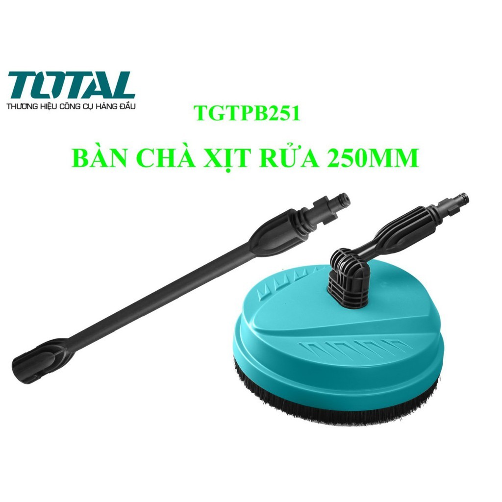 Phụ kiện máy rửa xe điện Total, cọ bàn chải xịt rửa, xô gấp gọn phân phối chính hãng - Thinksafe