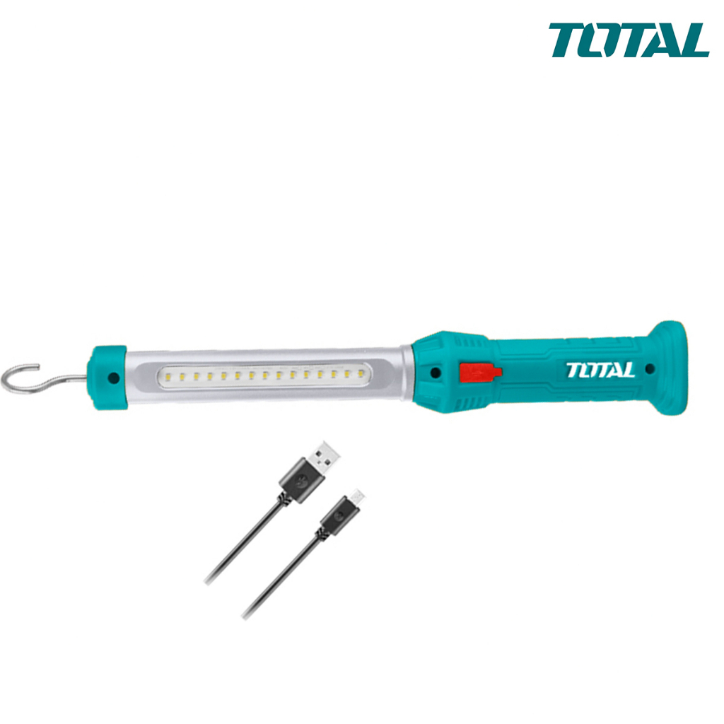 Đèn Làm Việc TOTAL TWLI35261-TWL3600LI, 3 chế độ sáng, chiếu sáng liên tục 3.5-4 giờ, Đèn pin chính hãng - Thinksafe