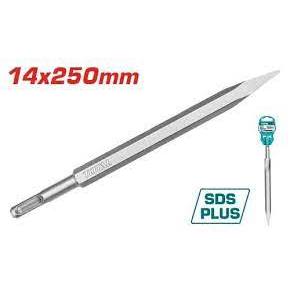 Mũi đục đuôi gài Total, mũi đục dẹp và mũi đục nhọn chuyên dùng để đục, khoét bề mặt cứng như tường, bê tông- Thinnksafe