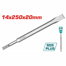 Mũi đục đuôi gài Total, mũi đục dẹp và mũi đục nhọn chuyên dùng để đục, khoét bề mặt cứng như tường, bê tông- Thinnksafe