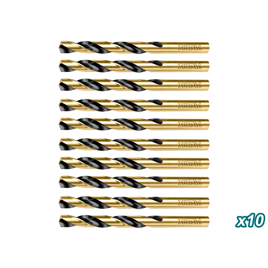 Mũi Khoan Sắt TOTAL loại thường chất lượng cao, đa dạng kích cỡ 6.0mm đến 11mm, Mũi Khoan chính hãng - Thinksafe