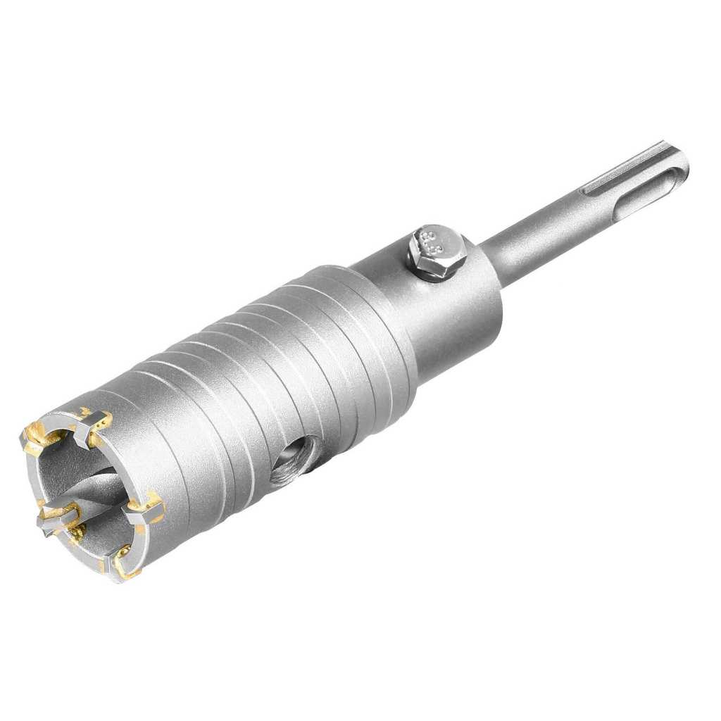 Mũi Khoan Lỗ Bê Tông Total đa dạng kích thước từ 30mm - 150mm, Lưỡi TCT kèm khớp chuyển đổi, Chính hãng - Thinksafe