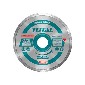 Đĩa cắt gạch ướt Total, có phủ hợp kim nhân tạo kích thước 115 - 230mm, chiều rộng lưỡi cắt 5mm chính hãng - Thinksafe