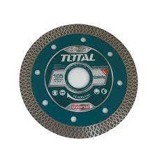 Đĩa cắt gạch Total, kích thước 105 - 114mm, độ dày lưỡi cắt 1mm, dùng cắt ngói, gốm, đá, gạch, đá cẩm thạch - Thinksafe