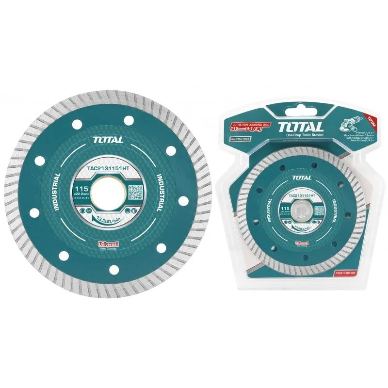 Đĩa cắt gạch siêu mỏng Total, dùng để cắt ngói, gốm, đá, gạch, đá cẩm thạch, phân phối chính hãng - Thinksafe