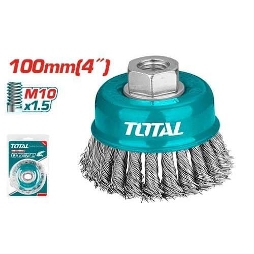 Chén cước thép xoắn Total, kích thước 75mm - 125mm, đường kính dây cước 0.5mm, cốt 10mx1.5, chính hãng - Thinksafe