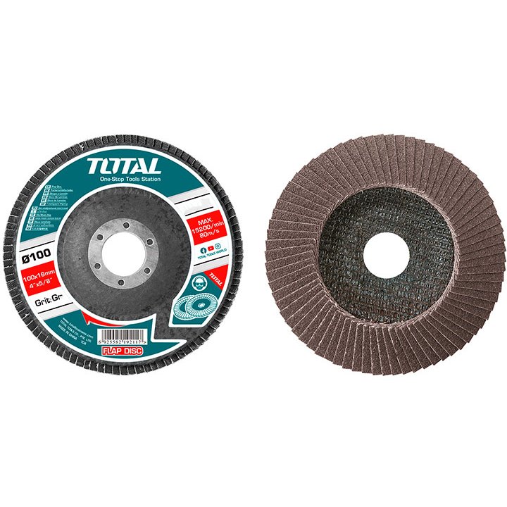 Đĩa nhám xếp Total, kích thước 115mm, đĩa mài nhám, phân phối chính hãng - Thinksafe
