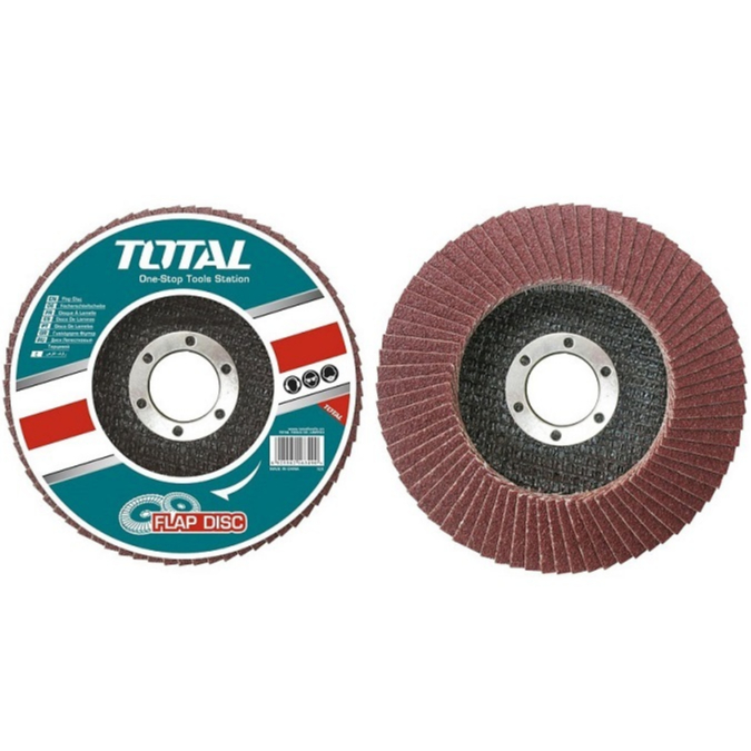Nhám xếp Total, kích thước 100mm, phụ hợp đánh bóng thép, gang và tấm thép, chính hãng - Thinksafe
