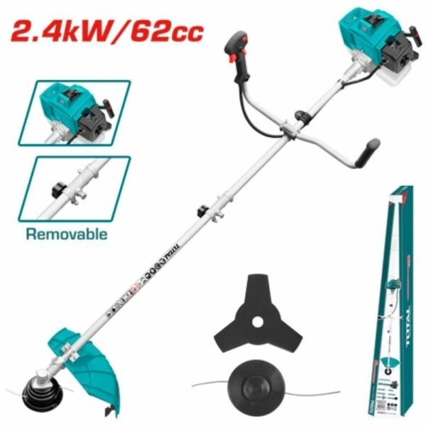 Máy cắt cỏ dùng xăng Total công suất 1.25Kw - 2.4Kw, máy cắt cầm tay, tốc độ tối đa 9000v/p, động cơ 2 thì - Thinksafe