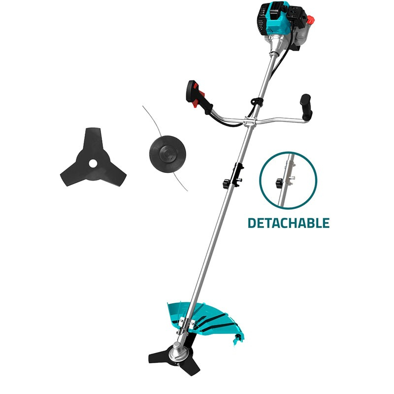 Máy cắt cỏ dùng xăng Total công suất 1.25Kw - 2.4Kw, máy cắt cầm tay, tốc độ tối đa 9000v/p, động cơ 2 thì - Thinksafe
