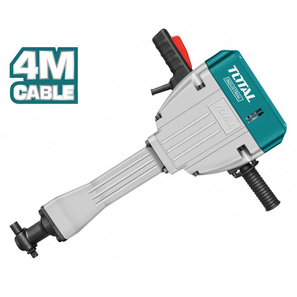 Máy khoan đục bê tông TOTAL TH220502, công suất 2200W, Lực đục 75J, chế độ chống rung, phân phối chính hãng - Thinksafe