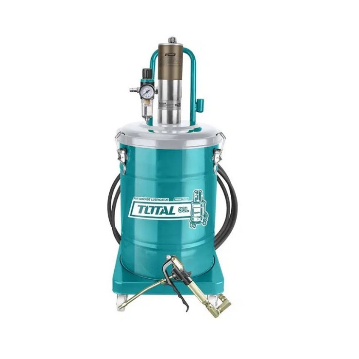 Máy bơm mỡ Total, khả năng chưa 30L, áp suất tối đa 400 bar, đường kính bình trụ 70 mm, phân phối chính hãng - Thinksafe