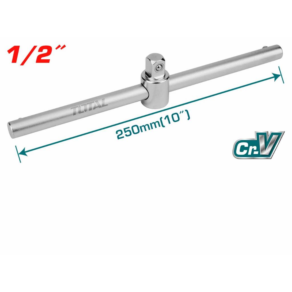 Cần siết thanh trượt T 1/2 inch Total THTSTB12106, Chiều dài 250mm, Chất liệu thép CR-V, chính hãng - Thinksafe