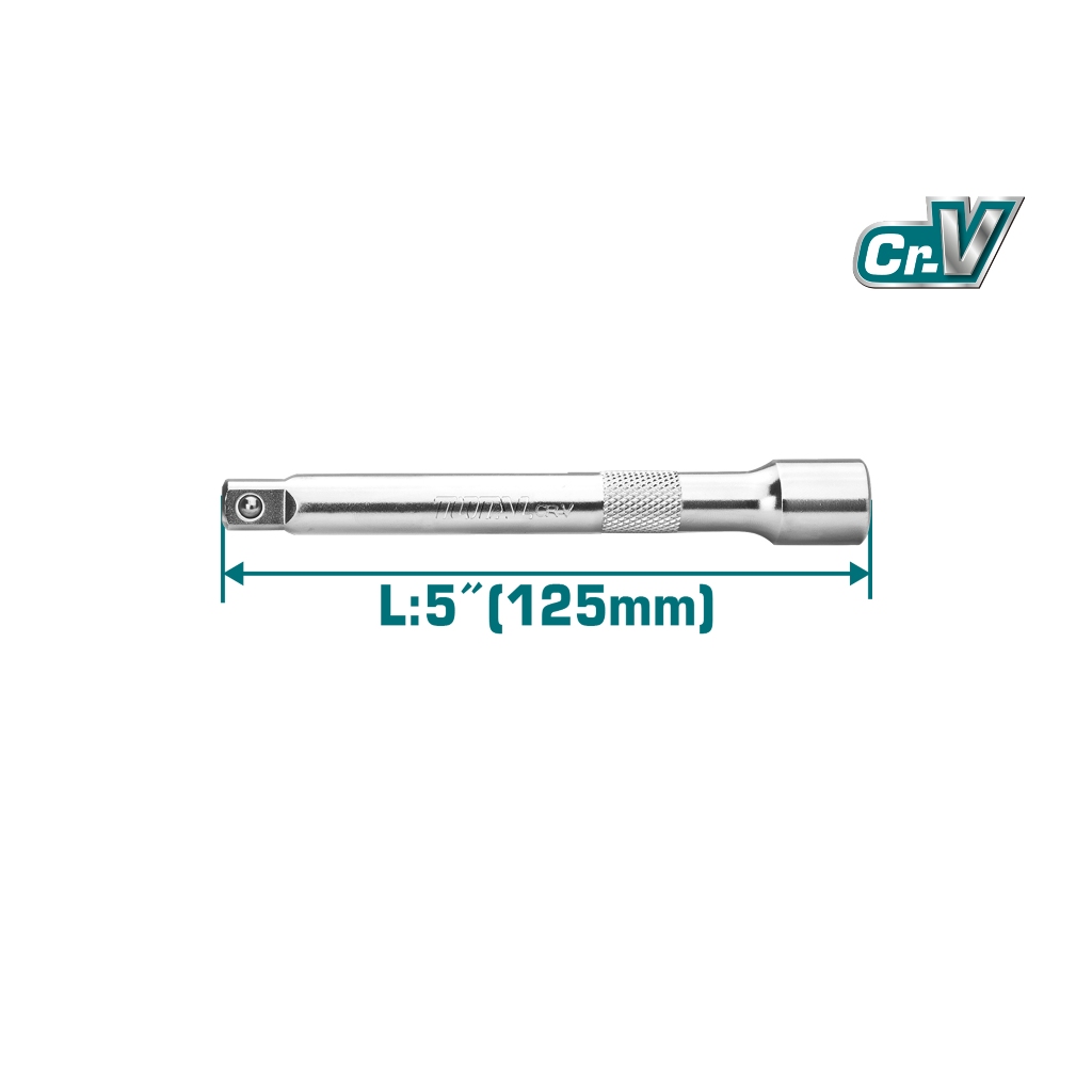 Thanh nối mở tuýp Total 1/2inch , 1/4 inch dài 50mm - 250mm, Chất liệu 40Cr, Thanh vặn mạ crome Chính hãng - Thinksafe