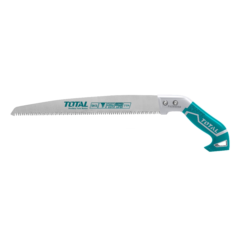 Cưa cành cầm tay lưỡi thẳng Total THT5113006 kích thước 7inch/180mm chất liệu SK5 7TPI, Cưa Tay chính hãng - Thinksafe