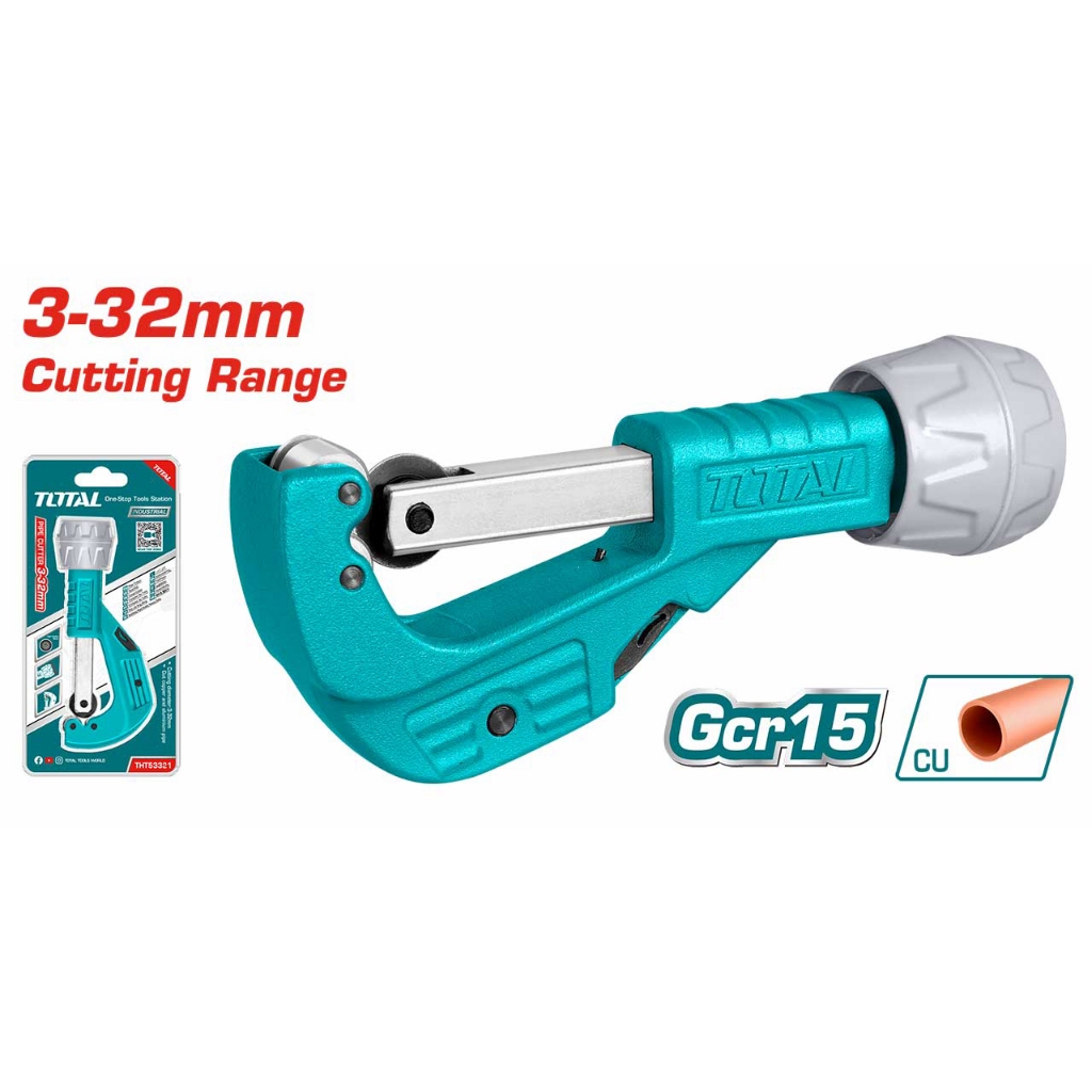 Dao cắt ống đồng nhôm Total THT53321 đường kính cắt 3-32mm chất liệu cao cấp, Dao cắt chính hãng - Thinksafe