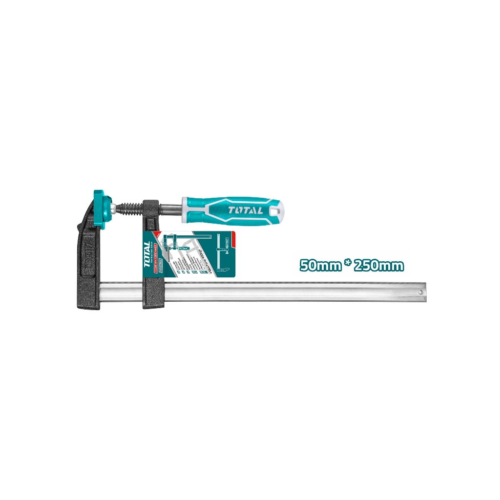 Kẹp gỗ chữ F TOTAL THT1320501 - THT1320801